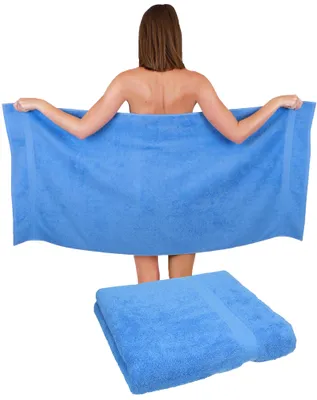 Produktbild von Betz 2 Stück Duschtücher Premium – großes Frottee Duschtuch 70x140 cm aus 100% Baumwolle – saugstark & weich – Farbe hellblau