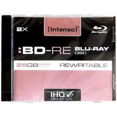 Obrázok produktu pre Intenso BD-R 25GB, 4x Speed - RECORDABLE, 25 GB, BD-R, Šperkovnica, 1 kusov