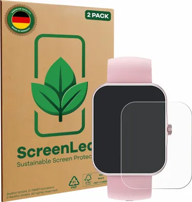 Produktbild von 2x ScreenLeaf Schutzfolie für Ucani S80K 1.83" nachhaltiger Displayschutz Display Schutz Folie Klar Transparent