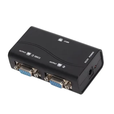Obrázok produktu pre VGA Splitter, 1 in 2 Out VGA Splitter, HD VGA Splitter, Screen Splitter, Screen Duplication Divider, Video Distributer