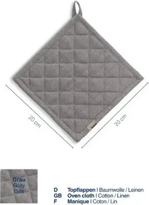 Immagine prodotto di Kela KL-12804 Puro 55% bavlna/45% len šedý 200x200cm