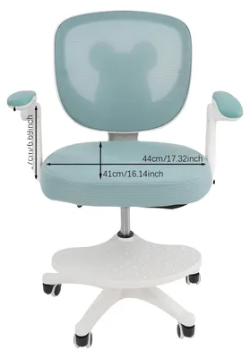 Obrázek produktu pro Kancelářská židle, ergonomická podpora, výškově nastavitelná, světle zelená