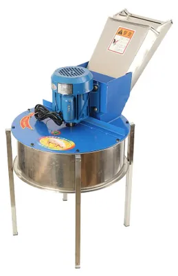 Produktbild von Elektrischer Graszerkleinerer - Futter- und Gemüseschneider - 550 W - 220 V - Edelstahl - Mahlfunktion - EU-Stecker