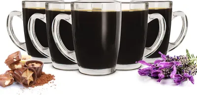 Produktbild von 6 Espresso Gläser 90ml Espressotassen Tasse Espressoglas Kaffeegläser Espresso
