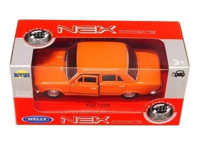 Image de Fiat 125p 1:39 orange WELLY