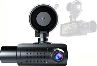 Produktbild von 1080P DVR-Dashcam, Front- und Innenkamera, Fahrrekorder mit 3,16-Zoll-IPS-Bildschirm, 170°-Weitwinkelunterstützung, klare Nachtsicht, Kollisionsverriegelung, Loop-Aufzeichnung