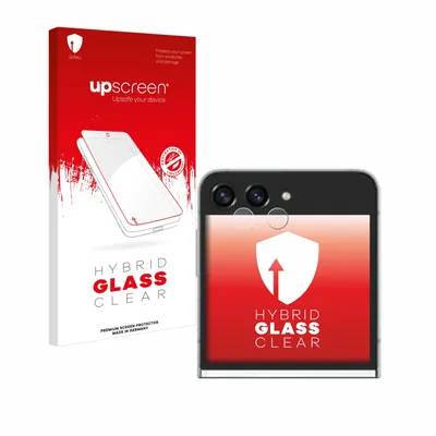 Produktbild von upscreen Schutzglas für Samsung Galaxy Z Flip 5 (NUR Kameraschutz) Schutzfolie Panzer Folie Glas Display Schutz klar