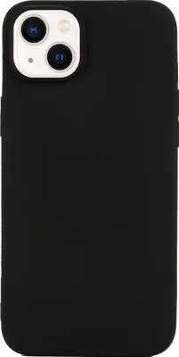 A black iPhone case is shown from the back.