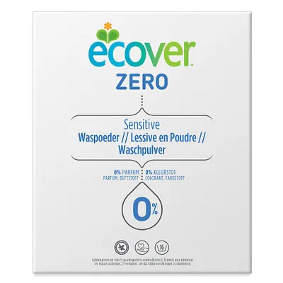 Produktbild von Ecover ZERO Sensitive Waschpulver 1,2 Kg 16 Waschladungen