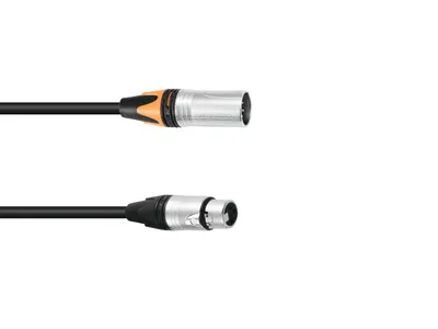 Produktbild von PSSO Adapterkabel DMX XLR 5pol/3pol 0,3m sw