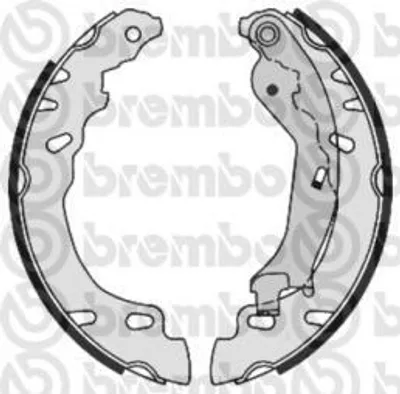 Produktbild von Brembo Bremsbackensatz Hinterachse S 23 529