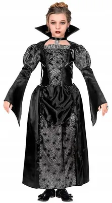 Produktbild von Widmann Kostüm Kleine Vampirin Schwarz Mädchen Größe 116