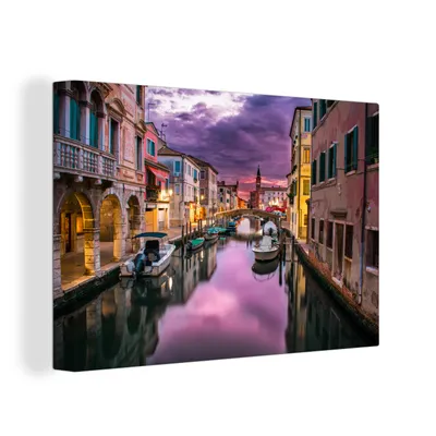 Produktbild von OneMillionCanvasses® - Leinwandbilder - 150x100 cm, Italien - Wasser - Venedig, Wandbilder Kunstdruck Wanddekoration