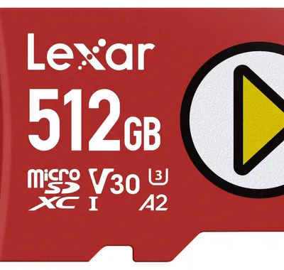 Image de Lexar LMSPLAY512G-BNSNG mémoire flash 512 Go MicroSDXC UHS-I Classe 10