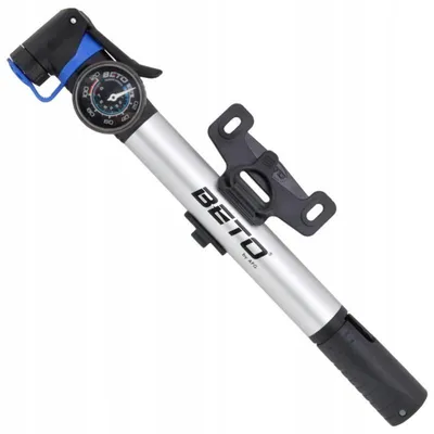 Produktbild von BETO Fahrradpumpe CRH-031AG Aluminium mit Manometer