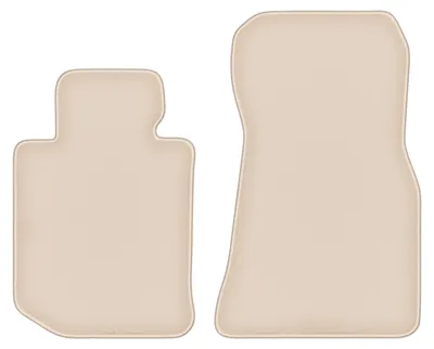 Produktbild von DURBAN Beige Velours-Fußmatten vorne für BMW 4 G26 Gran Coupé (2021-2022)