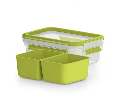 Obrázok produktu pre EMSA 518102, 0,55 L, Priehľadná, Polypropylén (PP), Termoplastický elastomér (TPE), Nemecko, 113 mm, 163 mm