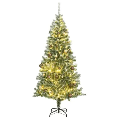 Immagine prodotto di Albero di Natale artificiale 300 LED & baubles Innevato 210 cm