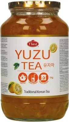 Immagine prodotto di T'best | Tè coreano allo Yuzu - 1 kg - Gusto delicato - Senza allergeni - Rinfrescante