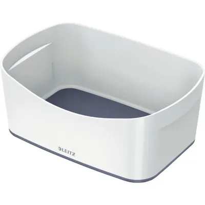 Produktbild von LEITZ MyBox Aufbewahrungsbox 3,0 l perlweiß/grau 24,6 x 16,0 x 9,8 cm, 1 St.