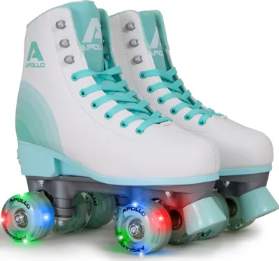 Produktbild von Apollo Disco Roller Disco Time LED - Größe: L (39-42) - weiss/mint