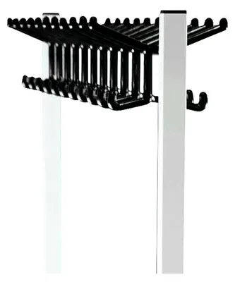 Produktbild von Mobiler Garderobenständer | HxT 1700 x 550 mm | 2 x 11 Haken