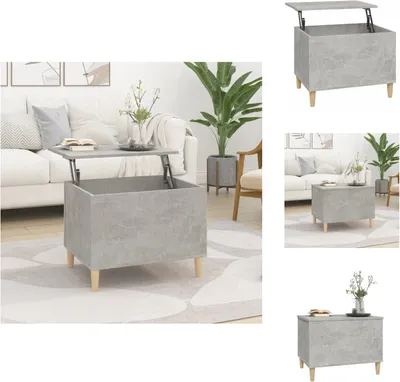 Produktbild von vidaXL Couchtisch Betongrau 60x44,5x45 cm Holzwerkstoff - Couchtische