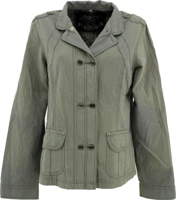 Produktbild von 26847 Cecil, , Damen Sommerjacke, Sommerjackett, grau gestreift, M