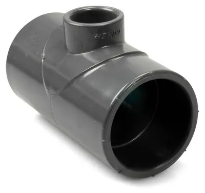 Produktbild von PVC T-Stück d 50mm 90° reduziert 25mm