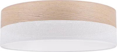 Immagine prodotto di Lampada da soffitto Wood Plexi white 50cm E27 classic oak