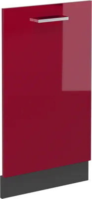 Obrázek produktu pro Přední panel Vicco R-Line Červená vysoký lesk 45 cm bez pracovní desky, Model 54467