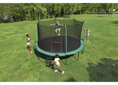 Zdjęcie produktu dla Trampolina Bestway 59105 Wielkości 427X286 Cm Z Drabinką