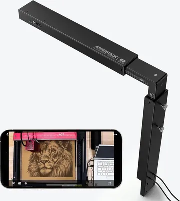 Produktbild von ATOMSTACK AC2: Drahtlose Lightburn-Kamera für Laser Gräviermaschine - 1080P Auflösung, WIFI Verbindung, Visuelle Vorschau & Prazise Batch-Gravur