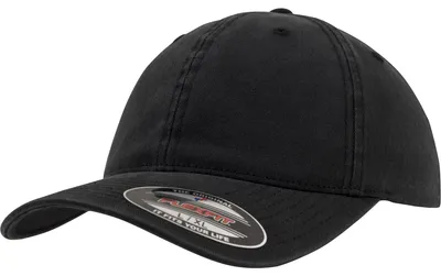Produktbild von Flexfit Dad Baseballkappe LT136 (S/M) (Schwarz)