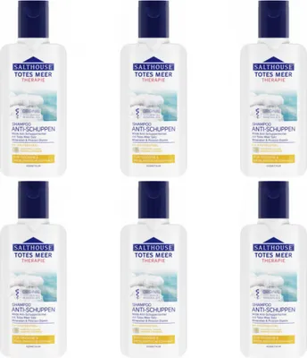 Produktbild von Salthouse Totes Meer Therapie Anti-Schuppen Shampoo 250ml (6er Pack)