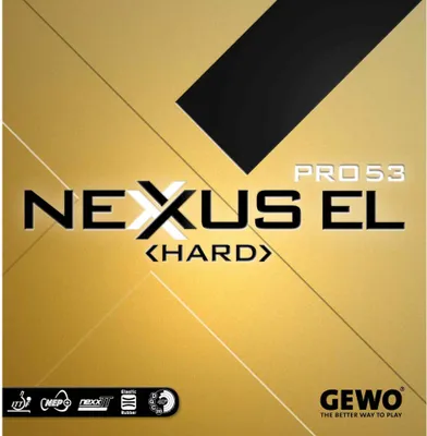 Produktbild von GEWO Belag Nexxus EL Pro 53 Hard schwarz 2,1 mm