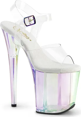 Produktbild von FLAMINGO-808HT Damen Sandale von Pleaser, Transparent EU 42, US 12