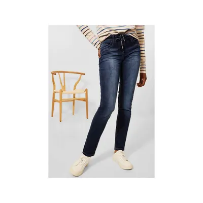 Produktbild von 26348 Cecil, Scarlett , Damen Jeans Hose, Stretchdenim, darkblue, W 27 L 32