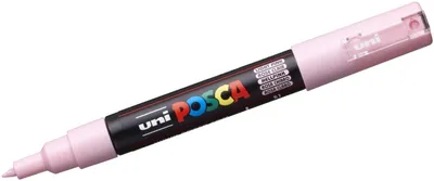Imagen del producto de Rotulador Uni Posca PC-1MC, color rosa claro, pack de 6 unidades