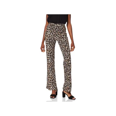 Image de NOISY MAY Pantalon évasé côtelé avec taille élastique Taille : S