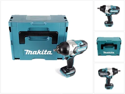 Immagine prodotto di Makita DTW 1002 ZJ Avvitatore a impulsi a batteria 1/2" 18V 1000Nm Brushless Solo + Makpac - senza batteria, senza caricabatterie
