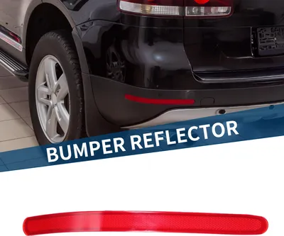 Produktbild von Reflektor für Stoßstange hinten links für Volkswagen Touareg 2004-2010 / Seitenmarkierungsreflektor für Stoßstange / Robustes Kunststoffmaterial / 1 Stück Rot.