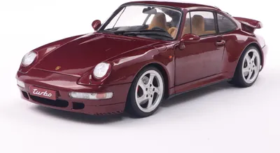 Image de Solido Modèle réduit de voiture échelle 1:18 Porsche 911 (993) Turbo rouge 1997 S1810102