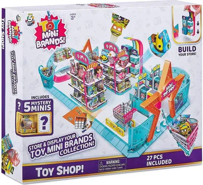 Produktbild von Zuru 5 Überraschung Spielzeugladen Spielset Mini Spielzeug Shop Marken Serie 1