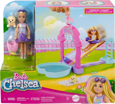 Produktbild von Barbie Chelsea Wasserrutsche Spielset