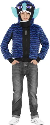 Produktbild von Flauschmonster Kapuzenjacke für Kinder Kindergröße: 146-158