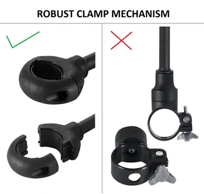 Produktbild von Fahrradspiegel M-Wave Spy Flex 70mm flexibel, Rückspiegel, Schwarz