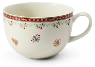 Produktbild von Becher JUMBO, 500 ml, Lebkuchen, Weihnachtsporzellan, Leander