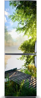 Immagine prodotto di Decorazione per frigorifero Tulup - Tappetino magnetico - 60 cm x 180 cm - Magnete da applicare al frigorifero - Listello in legno