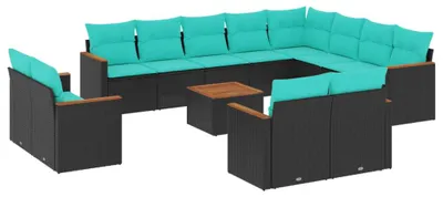 Produktbild von Gartenbank - Terrassenbank - Sitzbank - Gartenmöbel - Loungebank - Wetterbeständiges Polyrattan